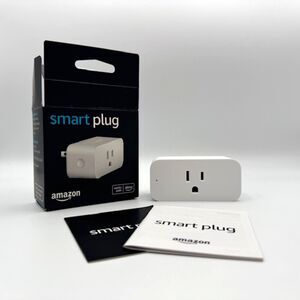 Amazon Smart Plug – Alexa Enabled Wi-Fi Outlet Adapter – White New in Box - WiFi
